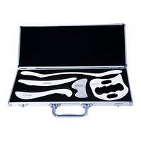 Stainless Steel Gua Sha Scraping Massage Tool Set - STICKON IASTM Tools Great Soft Tissue Mobilization Tool (O Shape)