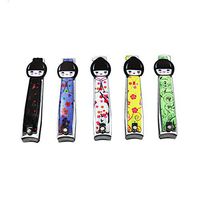Jaywayne 3pc Japanese Doll Nail Clipper Stainless Steel Clipper & Trimmer Color Random Sent Nail Clippers Professional