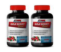 Brain Support Supplement - Goji Berry Extract Complex - Natural ANTIOXIDANT - Noni Vitamin - 2 Bottles 120 Capsules