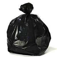 Plasticplace 55-60 gallon Trash Bags │ 1.5 Mil │ Black Heavy Duty Garbage Can Liners │Rolls │ 38” x 58” (50 Count)