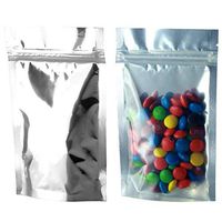 Smell Proof Barrier Bags - Zipper w/Heat Seal - 1,000 Bags (Silver & Clear, 1/4 Ounce)