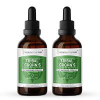 Secrets Of The Tribe - Tribal Crohn's, Gut and Bowel Formula, Herbal Supplement Blend Drops Alcohol-Free Liquid Extract (2x4 fl oz)