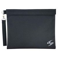 Smell Proof Bag - Smart Stash Pouch 11x9 for Herbs, Weed Grinder, Pipe | Large Odor Lock Container - Carbon Lined Discreet Odorless Travel Storage - Store Papers, Pax, Vape, Mylar Baggies (Black)