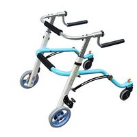 Walkers Child with Lengthen Handle, Light Foldable, Height Adjustable, 7" Universal Wheel and 4" Rear Wheel with Anti-Backup Locking Device