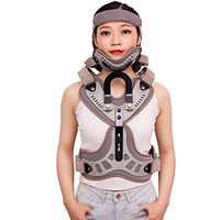 JIN Head and Neck Chest Orthosis Adjustable Cervical Thoracic Orthosis Support Correction Fracture Postoperative Rehabilitation Support Stent