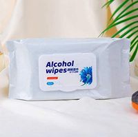 Alcohol Detergent Wipes (1 Packs,50Wipes),Large Wet Wipes,75% Soft Alcohol Wipes for All-Purpose Cleaning