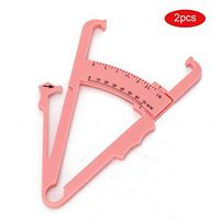 Body Caliper Skinfold Tester, 2Pcs Personal Body Monitor Slimming Measure Tool for Accurately Measuring Fitness, Skin Fold Measurement