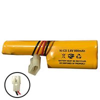 Genlyte 52-0185 520185 Saft 420735-00 42073500 3.6v 800mAh Ni-CD Battery Pack Replacement for Exit Sign Emergency Light Genlyte 62-0185 620185