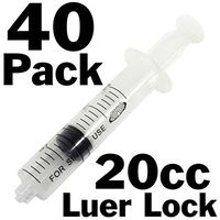 Syringe ONLY LUER LOK TIP 20ML40/BX