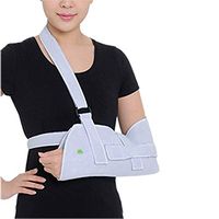 Lolicute Dislocated Shoulder Sling for Women,Arm Slings, Shoulder Immobilizer Rotator Cuff for Broken Wrist Elbow Support，Arm Sling for Men or Women,Lightweight,Breathable (Grey)-USA Shipping
