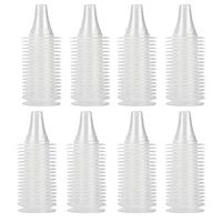 WSERE 300 Pieces Ear Thermometer Covers Disposable Ear Thermometers Probe Covers Earcap Replacement Lens Filters, Soft Clear Digital Thermometers Covers Earmuffs for Hospitals Clinics Home