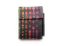 Fun & Colorful Kingsize Womens Fabric Cigarette Case with Lighter Pouch (Style 708C)