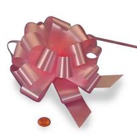 Light Pink Pull String Bow 5" | Quantity: 50 Width 1 1/4"