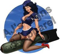 Bombshell Babe 2 Vinyl Sticker Decal Cars Trucks Vans Walls Laptop MacBook