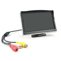 ANSHILONG 5 Inch TFT LCD Car Color Rear View Monitor Parking Backup Camera DVD + 2 Bracket