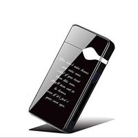 Custom Customized USB Electric Double Arc Lighter Rechargeable Windproof Torch Lighter e Dual Thunder Pulse Cross Lighter Plasma