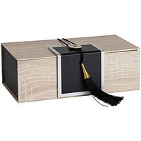 Hammont Gift Box with Tassel Elegant (4 Pack) – Foldable Decorations Boxes and Candy Treat Box with Tassels Perfect for Wedding Gifts, Graduation Decoration and Party Favors 7"x4"x 2.5