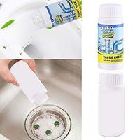 Powerful Pipe Dredging Agent Clearance, Sink and Drain Cleaner, Kitchen Sewer Pipes Deodorant Strong Pipeline Dredge Agent Toilet Cleaning Tool