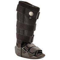 OTC Short Leg Adjustable Air Cast High Top Walker Boot, Black, Large/Tall
