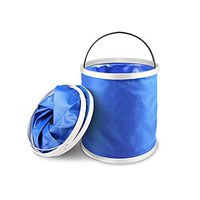 YHYGOO Liulong Portable Folding Bucket, 11L Collapsible Water Container Wash Basin, Outdoor Travel, Camping, Hiking, Picnic, Fishing