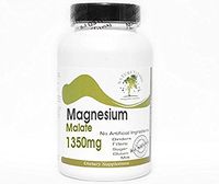 Magnesium Malate 1350mg ~ 200 Capsules - No Additives ~ Naturetition Supplements