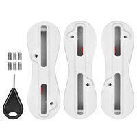Keenso Fins Box Plugs White Fin Base Screw Surf Fins Plugs Set Extra Fin Key Up Paddleboards Surfboards