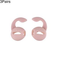 TYewa98556 1/3/5 Pairs Silicone Anti-Lost Non-Slip Earbud Eartips Cover Ear Cap for Airpods - Pink 3 Pairs