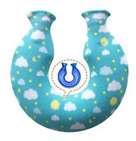 Neck Hot Water Bag Travel U-Shaped Hot Water Bottle for Neck Care, A2