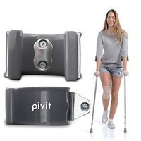 Pivit Forearm Crutch Replacement Cuffs (Pair) | Lightweight Arm Cuff Accessories for Crutches | Adjustable, Ergonomic, Heavy Duty for Standard and Tall Adults | Vinyl-Coated Contoured & Comfortable