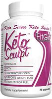 FIT GIRL Best Keto Sculpt Pills - Weight Loss Supplements to Burn Fat Fast - Boost Energy and Metabolism - Best Ketosis Supplement for Women - Best Keto Diet - 75 Capsules