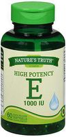 Nature's Truth High Potency E 1000 IU Vitamin Supplement - 60 Softgels, Pack of 5