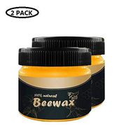 themesmith 2PCS Wood Seasoning Beewax Beeswax Furniture Care Polished Waterproof Wear-Resistant Wax Furniture Wax