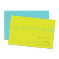 We Moved Personalized Moving Announcement - Green