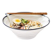 Bowl Vegetable Salad Folk culture bowl Japanese Ramen Folk culture bowl Simple Ceramic Folk culture bowl Creative Handmade Tableware Instant Noodles, Ice Cream Folk culture bowl Tableware (Capacity :