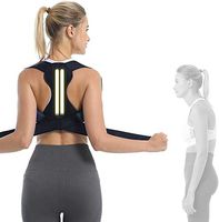 Zxwzzz Women and Men's Adjustable Back Brace Shoulder Strap Posture Corrector for Students' Correction Belts Clavicle Spine Bands (Size : XL)