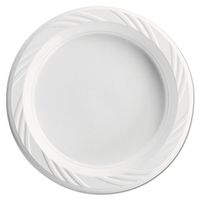 Huhtamaki HUH 82206 Chinet 6" White Color Popular Choice Light Weight Plastic Round Plate