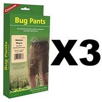 Coghlan's Bug Pants Medium Black Unisex Flame Retardant Mosquito Net (3-Pack)
