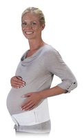 Bilt-Rite Mastex Health 8 Inch Woven Maternity Support, White, X-Large