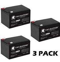 VICI Battery 12V 12AH F2 Battery for GoPet Pet Pro Q Electric Scooter - 3 Pack Brand Product