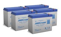 Power Sonic 12V 10.5AH Replacement for Haijiu 6-DFM-10A, 6DFM-10A - 5 Pack