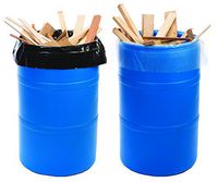 38 X 65" 3 Mil 55-60 Gallon Clear Drum Liners on Roll (100 Roll) - Laddawn 6905