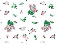 Lumos80 Pack of 144 Fresh Mint Floral Design Tissue Paper Sheets - 20" x 30"