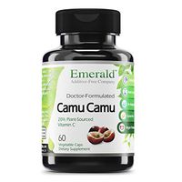 Emerald Labs Camu Camu - Helps Support Body Detox, Strengthens Immune System, Supports Anti-Aging, Plant Source Vitamin C - 60 Vegetable Capsules