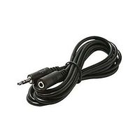 12' FT 3.5mm Stereo Extension Cable Male to Female Plug to Jack Headphone Stereo Audio Cable Patch Cable, Nickel Plated Contacts for Improved Performance