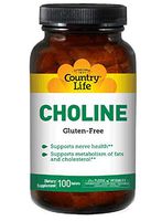 Country Life Choline 650 mg - 100 Tablets