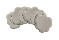 Foot Petals Tip Toes Ball of Foot Shoe Cushions (Silver)