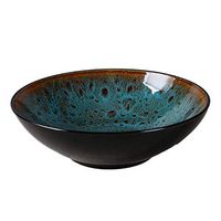 ZSQAI Ceramic Bowl Japanese Tableware Home Fruit Salad Bowl Dessert Bowl Ramen Bowl