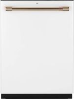 Cafe 24" Matte White And Bronze Built-In Dishwasher