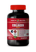 Skin Hair and Nails Vitamins - HYDROLYZED Collagen PEPTIDES 3000MG - hydrolyzed Collagen peptides - 1 Bottle 120 Capsules
