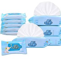 kyofumo 150 PCS Disposable Non-Woven Wet Wipes Baby Hand Cleaning Wipes (Alcohol Free)